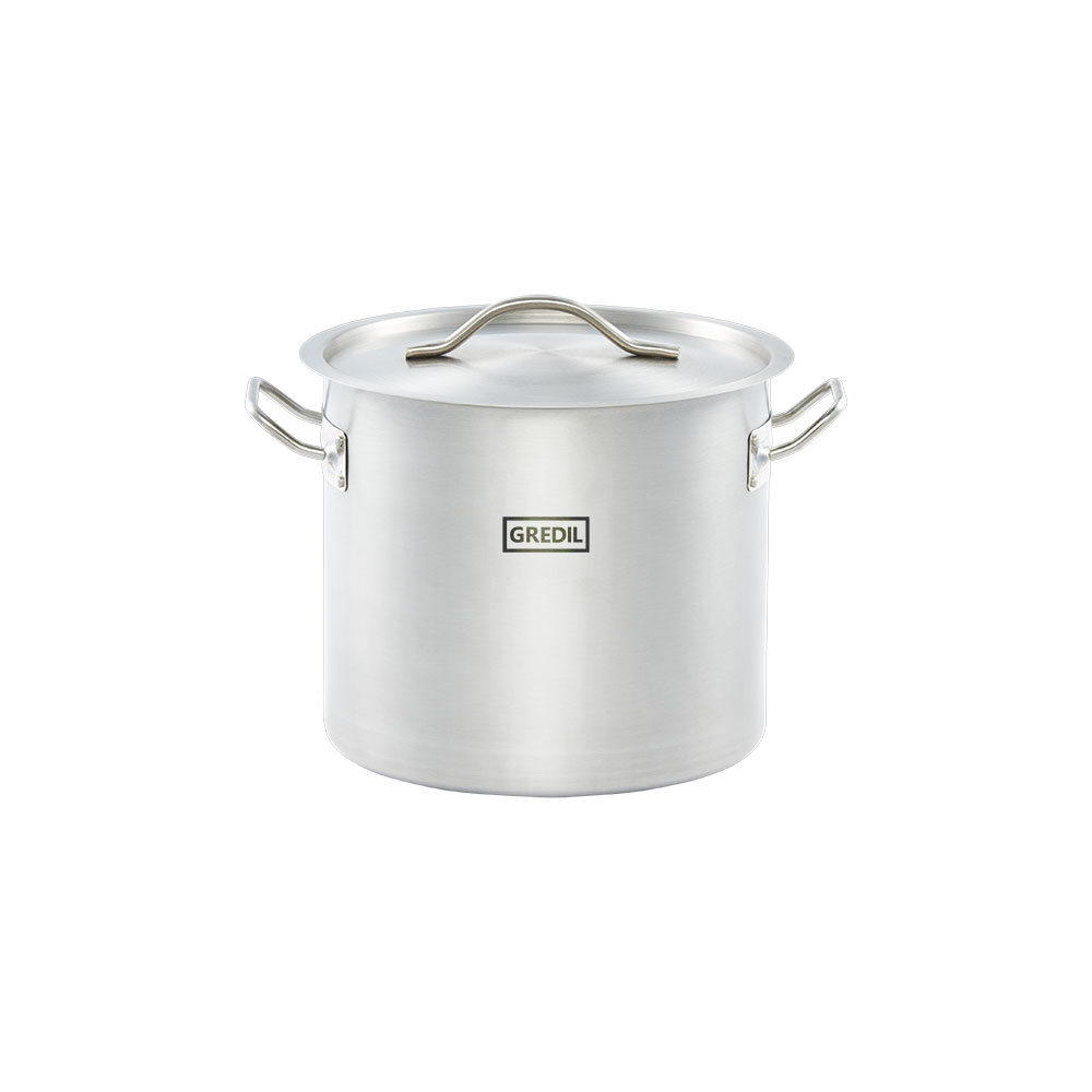 Garnek wysoki z pokrywką, stalowy, Gredil, Ø 240 mm, V 9 l Numer – numer katalogowy Stalgast: 011245