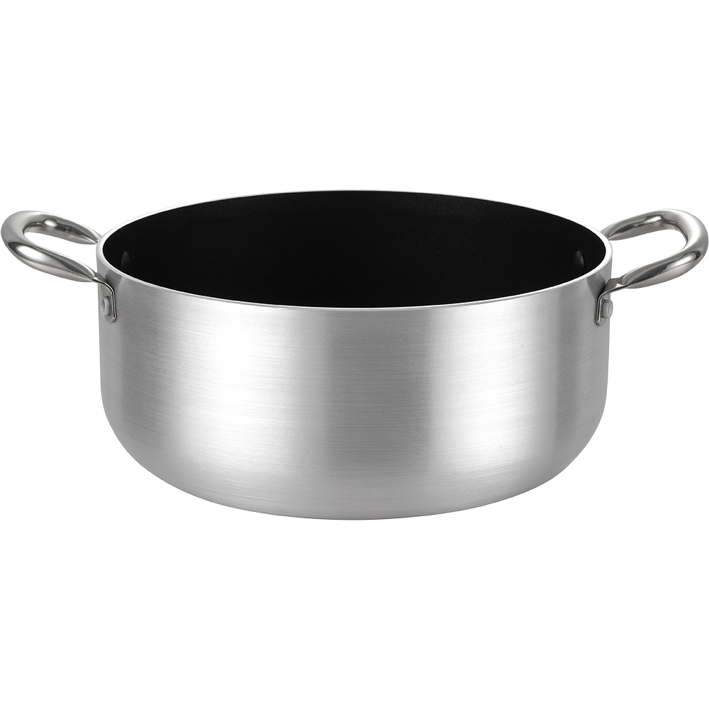 Garnek niski z powłoką nieprzywierającą, Premium Line, do indukcji, Ø 240 mm Numer – numer katalogowy Stalgast: 016240