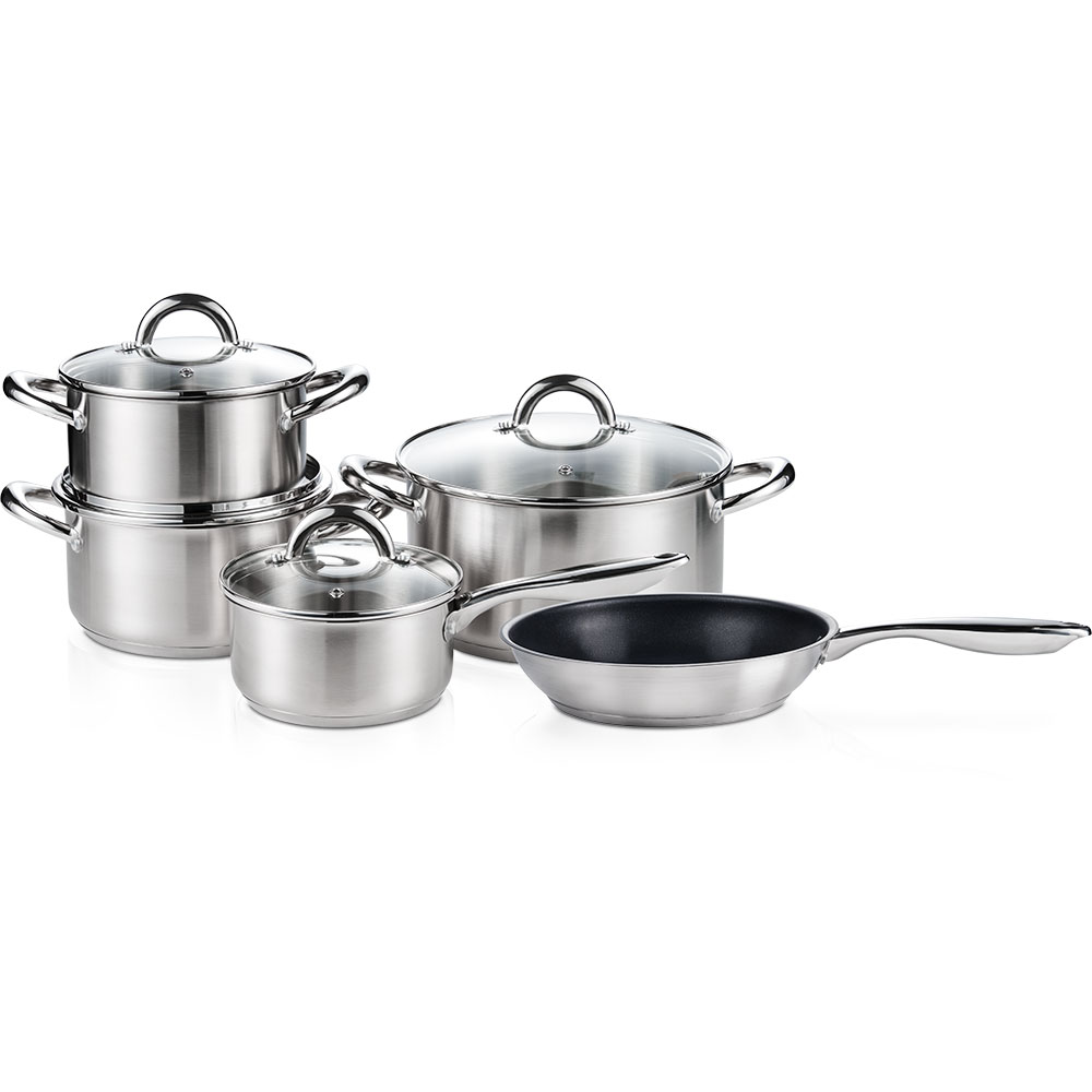 Zestaw naczyń kuchennych, 9-elementów Numer – numer katalogowy Stalgast: 020002