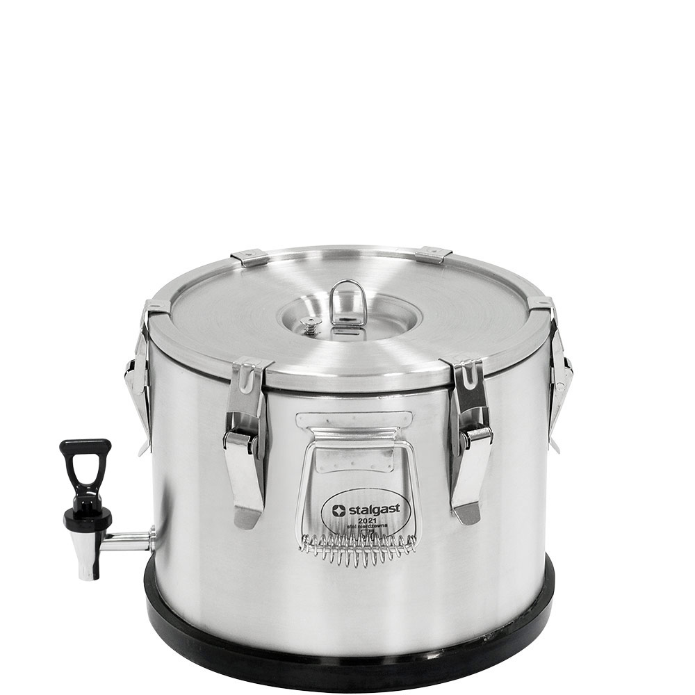 Termos stalowy z kranem, V 15 l Numer – numer katalogowy Stalgast: 052154