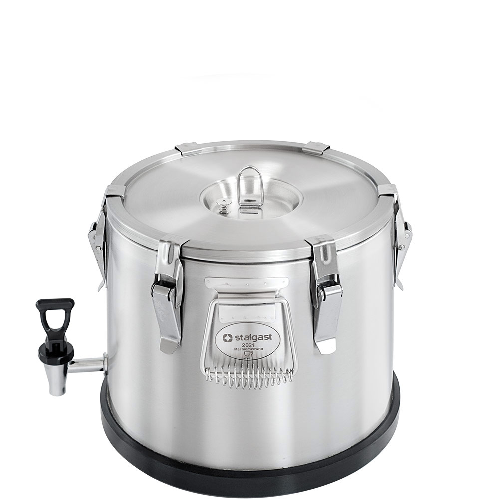 Termos stalowy z kranem, V 20 l Numer – numer katalogowy Stalgast: 052204