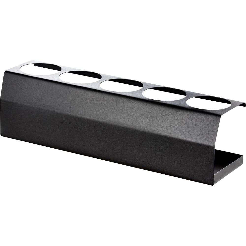 Ekspozytor na dyspensery do sosów, czarny, 5 x Ø 75 mm Numer – numer katalogowy Stalgast: 065115