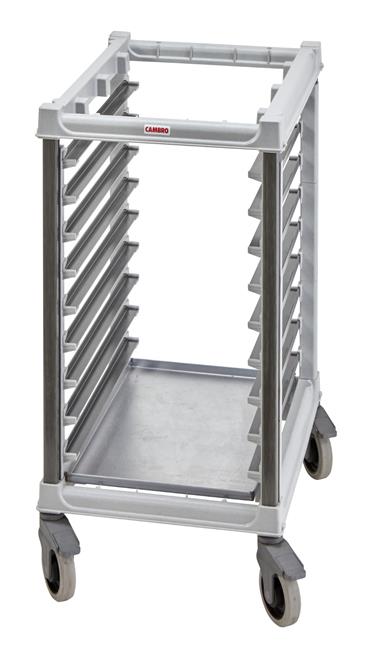 Wózek Camshelving do transportu pojemników, 9 × 600×400, Cambro, 516x783x(H)101mm Wariant podstawowy – numer katalogowy: UPR6040H9480