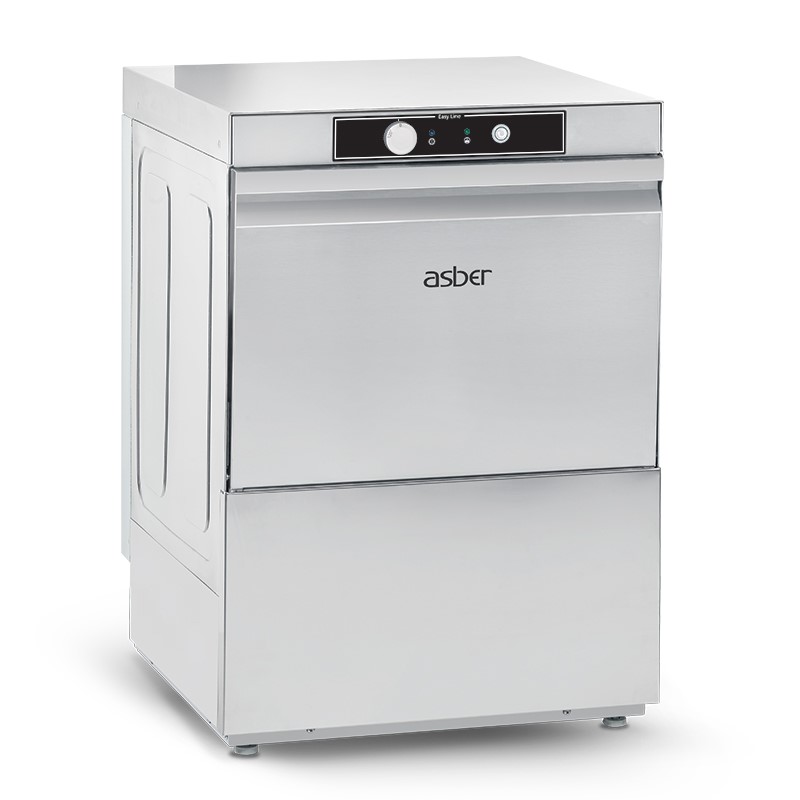 Zmywarka do naczyń Easy Line GE-500 dozownik płynu myjącego, płukanie na zimno 600x605x830 3,4kW 230V Asber GE-500 COLD DD – numer katalogowy: 19106459