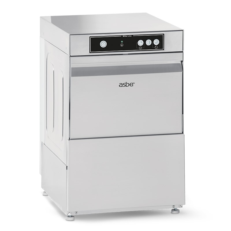 Zmywarka do szkła 350x350 z dozownikami 230V ASBER GM-350 DD – numer katalogowy: 19068324