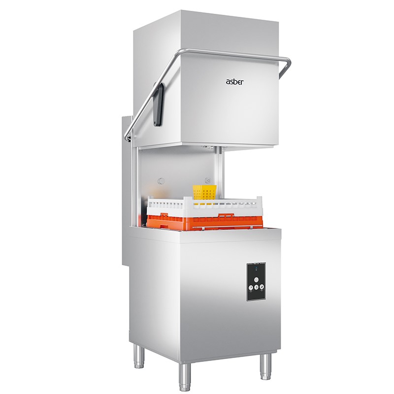 Zmywarka kapturowa Mitte Line GMX-H500 dozownik płynu myjącego, pompa spustowa 630x750x1482 11,25kW 400V Asber GMX-H500 B DD – numer katalogowy: 19106971