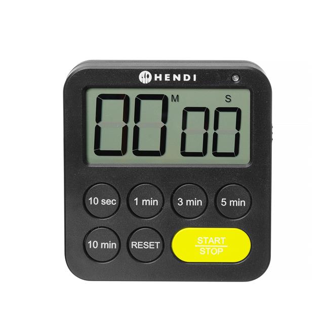 Timer jednozakresowy, HENDI, czarny, 82x20x(H)88mm Wariant podstawowy – numer katalogowy: 582039