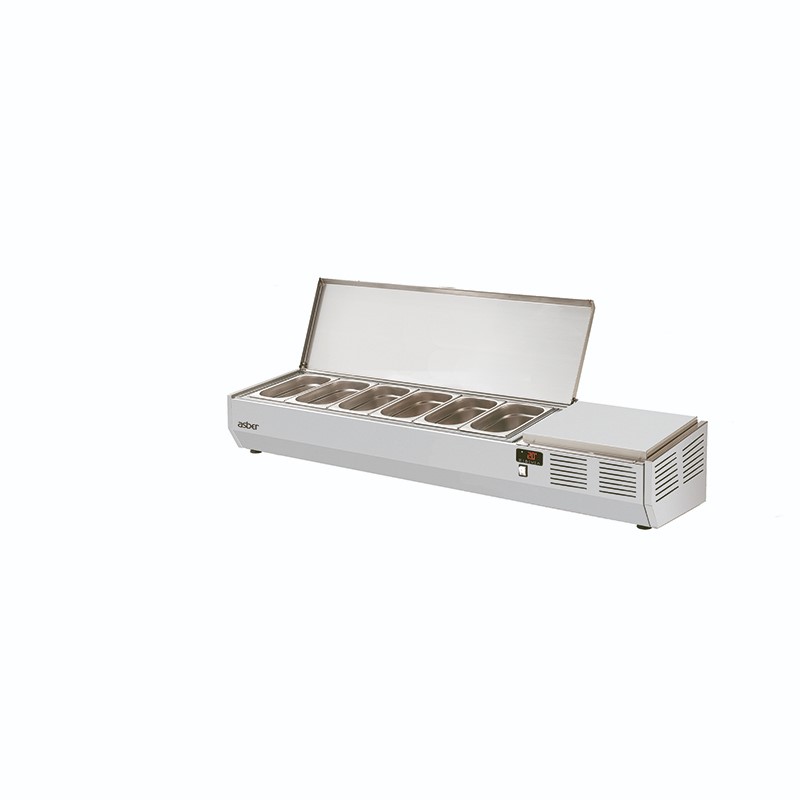 Witryna chłodnicza do pizzy 6xGN1/3 Asber GVL-154 – numer katalogowy: 19069309