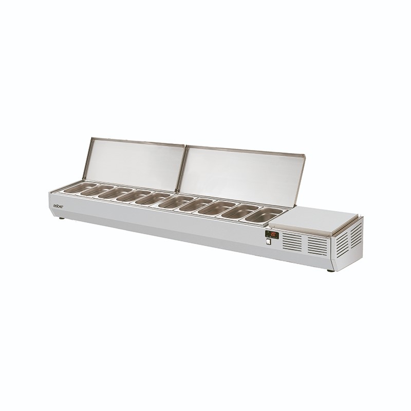 Witryna chłodnicza do pizzy 10xGN1/4 Asber GVL-25/2 – numer katalogowy: 19088093