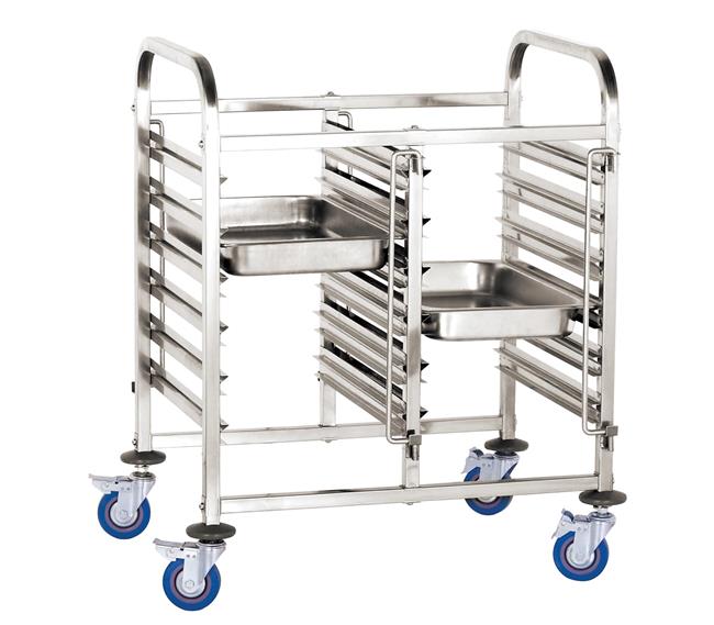 Wózek do transportu pojemników - podwójny 12x GN 1/1 Wariant podstawowy – numer katalogowy: 810569