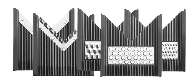 Zestaw 5 wymiennych tarcz tnących do mandoliny 222614, HENDI Wariant podstawowy – numer katalogowy: 229903