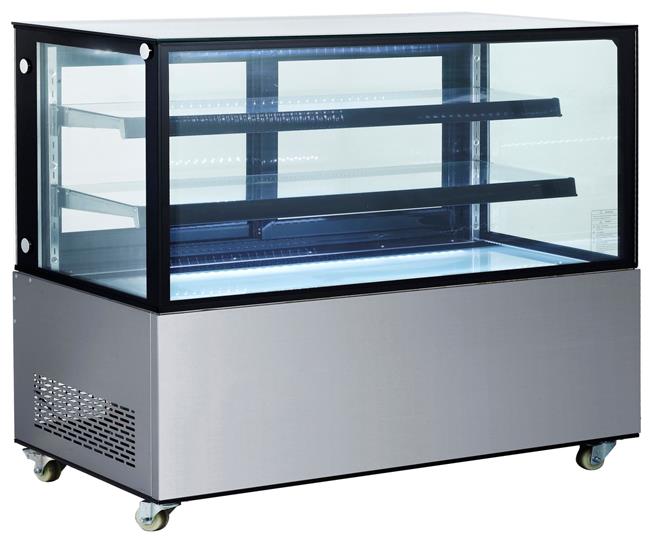 Witryna chłodnicza 2-półkowa, Arktic, 510L, 230V/490W, 1524x677x(H)1230mm Wariant podstawowy – numer katalogowy: 233375