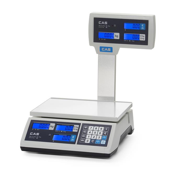 Waga kalkulacyjna z legalizacją z wysięgnikiem, CAS, 304x324x(H)419mm Wariant podstawowy – numer katalogowy: 580479