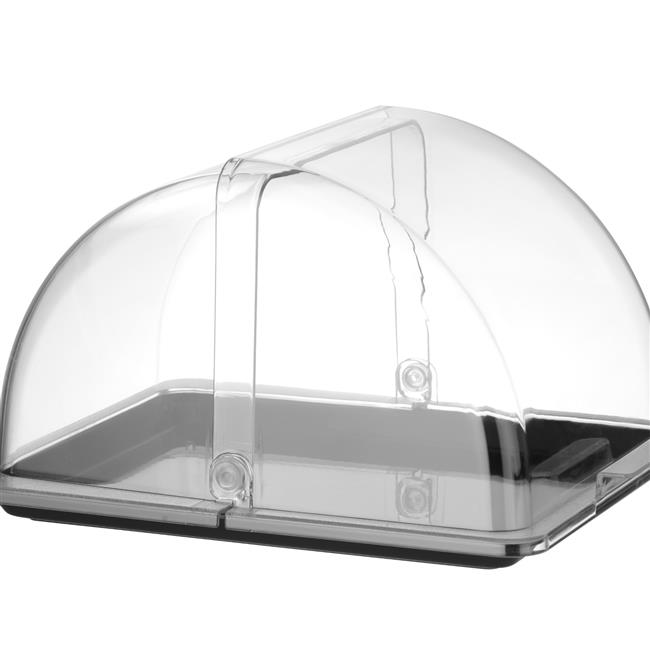 Witrynka roll-top, HENDI, GN 1/2, czarny, 325x265mm, Prostokątny Wariant podstawowy – numer katalogowy: 427569