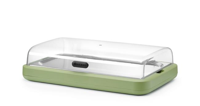 Witrynka chłodząca UNIQ, HENDI, designed by Robert Bronwasser, GN 1/1, zielony, 593x389x(H)147mm, Prostokątny Wariant podstawowy – numer katalogowy: 871928