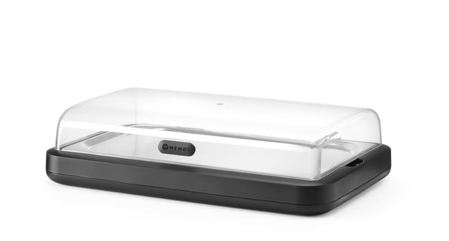 Witrynka chłodząca UNIQ, HENDI, designed by Robert Bronwasser, GN 1/1, czarny, 593x389x(H)147mm, Prostokątny Wariant podstawowy – numer katalogowy: 871904