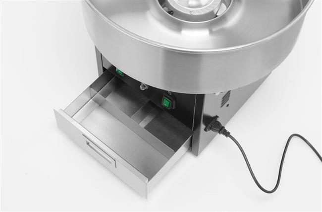 Urządzenie do waty cukrowej, HENDI, czarny, 220-240V/1130W, 520x520x(H)503mm Wariant podstawowy – numer katalogowy: 282816