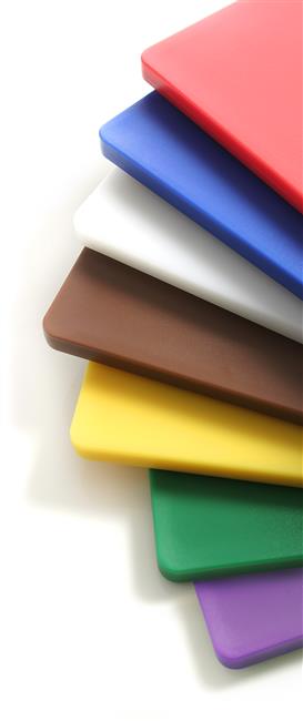 Deska do krojenia HACCP  600x400 brązowa do mięsa gotowanego, wędlin – numer katalogowy: 825648