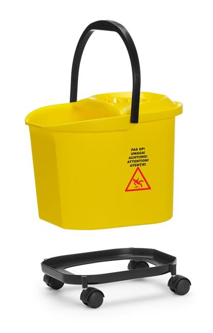 Wiadro do mopa, HENDI, 16L, żółty, 405x296x(H)340mm Wariant podstawowy – numer katalogowy: 873397