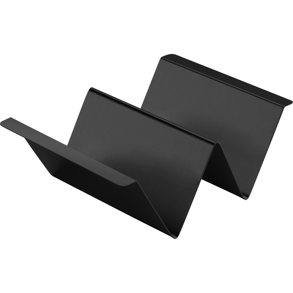 Ekspozytor na kanapki i przekąski z uchwytem, 3-przegródki, czarny Numer – numer katalogowy Stalgast: 348043