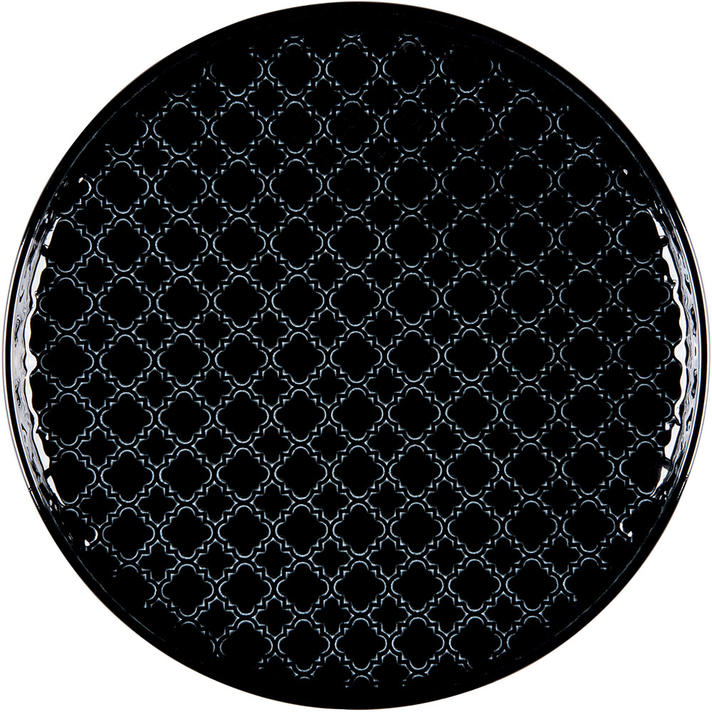 Talerz płytki, kolor czarny, Marrakesz, Ø 260 mm Numer – numer katalogowy Stalgast: 390131