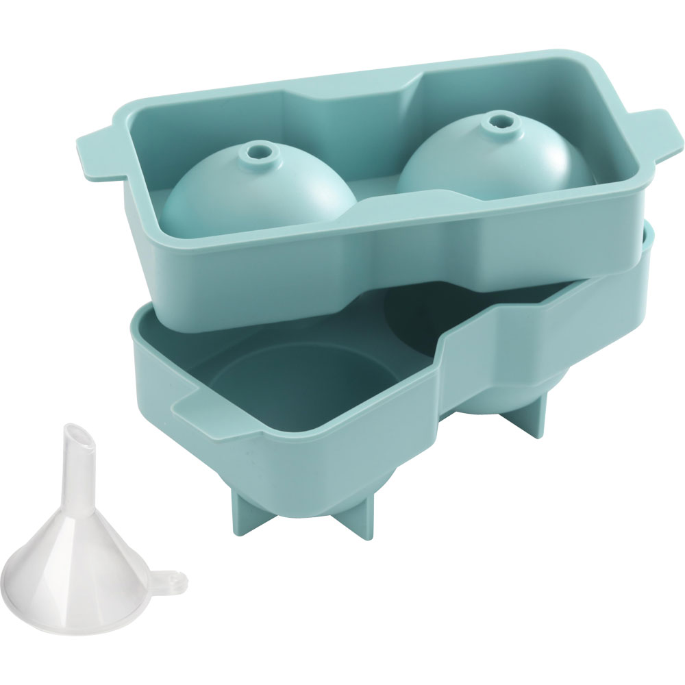 Forma do mrożenia lodu, 2 kule, Ø58 mm Numer – numer katalogowy Stalgast: 471003