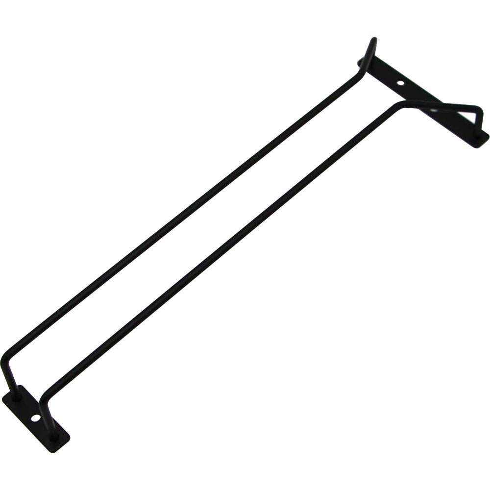Wieszak na kieliszki, 1-rzędowy, czarny, L 400 mm Numer – numer katalogowy Stalgast: 478011