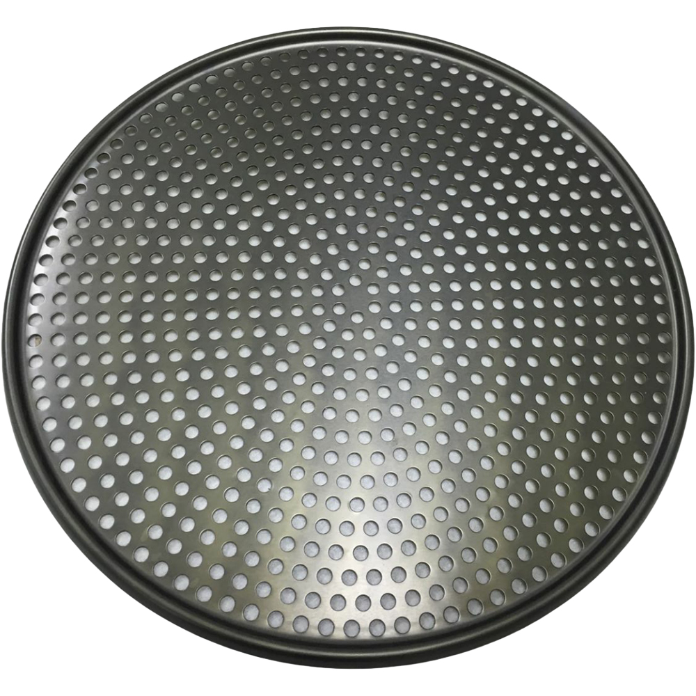 Blacha do pizzy, aluminiowa, anodowana, perforowana Ø 400 mm Numer – numer katalogowy Stalgast: 560402