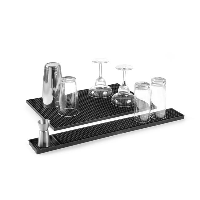 Barowa czarna mata gumowa 300x150x(H)10 mm –FD numer katalogowy: 597989