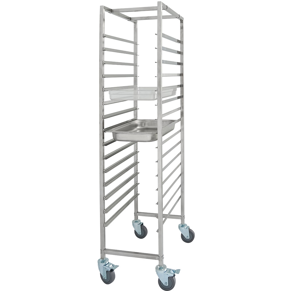 Wózek transportowy ze stali nierdzewnej, Gredil, 15x GN 1/1 Numer – numer katalogowy Stalgast: 662115
