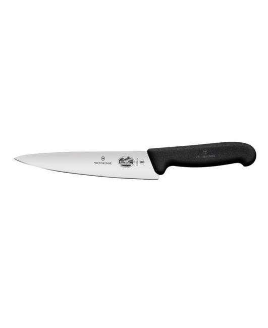 Victorinox Fibrox Nóż kuchenny, szerokie ostrze, 19 cm, czarny Wariant podstawowy – numer katalogowy: 5.2003.19