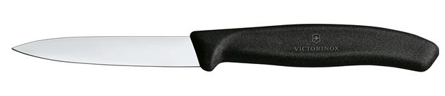 Victorinox Swiss Classic Nóż do jarzyn, gładki, 8 cm, czarny Wariant podstawowy – numer katalogowy: 6.7603