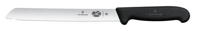Victorinox Fibrox Nóż do chleba, ząbkowany, czarny Wariant podstawowy – numer katalogowy: 5.2533.21