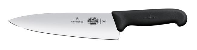 Victorinox Fibrox Nóż szefa kuchni, 20 cm, czarny Wariant podstawowy – numer katalogowy: 5.2063.20