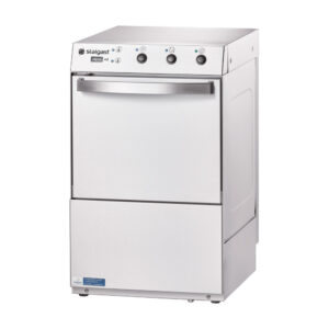Zmywarko wyparzarka, do szkła, dozownik płynu myjącego, P 2.77 kW, U 230 V Numer – numer katalogowy Stalgast: 801350