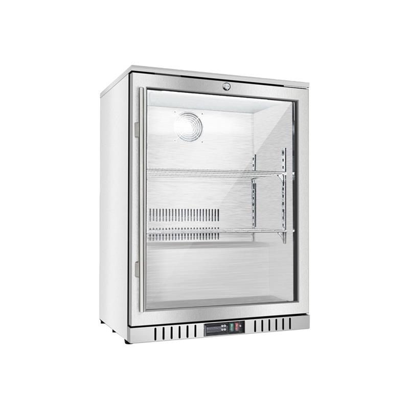 Barowa witryna chłodnicza, stalowa, 1-drzwiowa, V 133 l Numer – numer katalogowy Stalgast: 882143