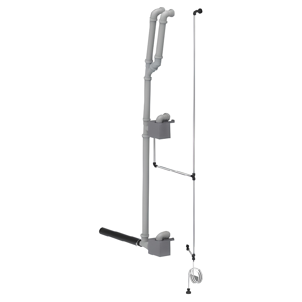 Zestaw instalacyjny do podłączenia 2 pieców konwekcyjno - parowych, 2 pieców i okapu Numer – numer katalogowy Stalgast: 9100835