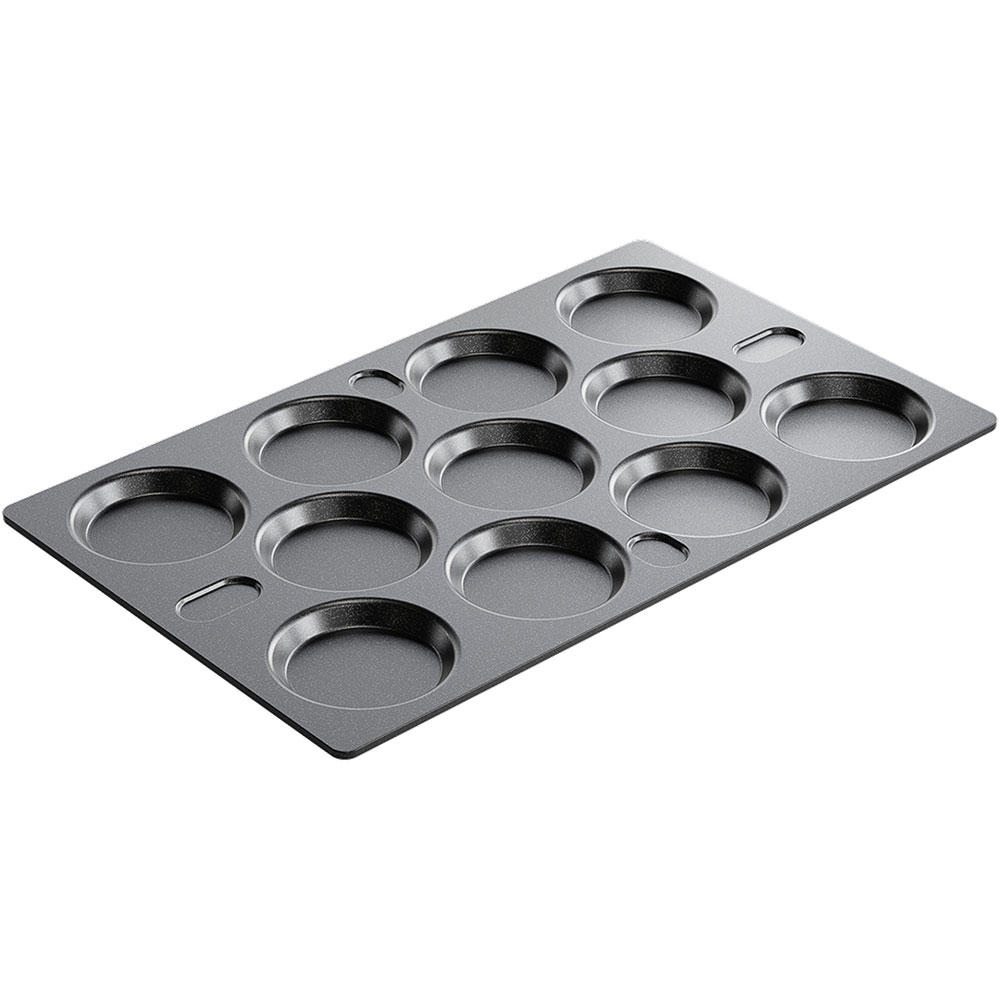 Blacha nieprzywierająca na omlety i placki na 11 sztuk, GN 1/1 Numer – numer katalogowy Stalgast: 917029