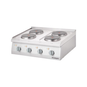 Kuchnia elektryczna, 4-polowa, nastawna, 10.4 kW Numer – numer katalogowy Stalgast: 9706000