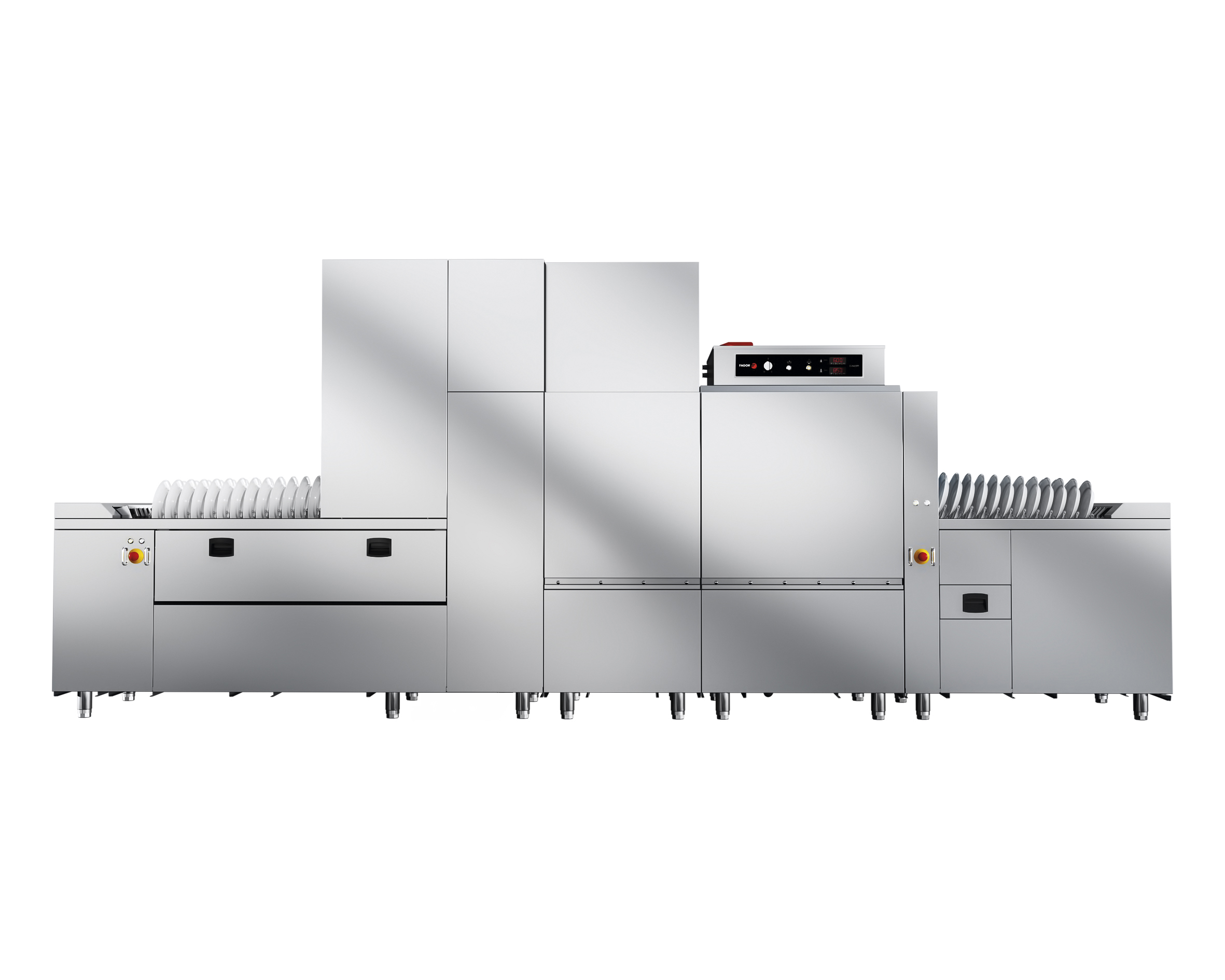 Zmywarka tunelowa taśmowa elektryczna – numer katalogowy: Fagor professional 19073687 FCO-W4-RD R