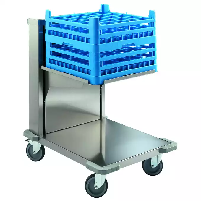 Wózek z ruchomą platformą do koszy do zmywarek CNC-55 Edenox – numer katalogowy: 19005131