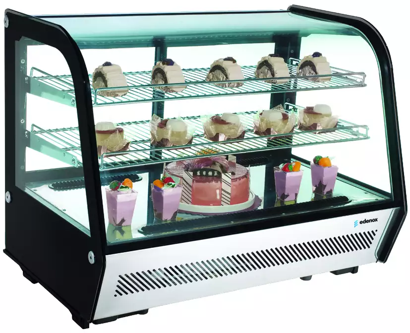 Witryna ekspozycyjna chłodnicza 120 l, 700x570x633 mm | EDENOX, VERS-120-HC– numer katalogowy: 19072789