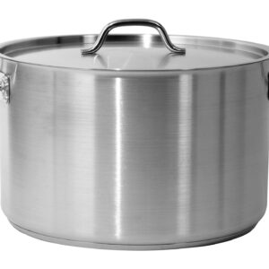 GARNEK NISKI Z POKRYWKĄ ZE STALI NIERDZEWNEJ 40X25CM 31,4L – numer katalogowy: Gastro YG-00045