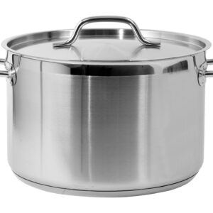 GARNEK ŚREDNI Z POKRYWKĄ ZE STALI NIERDZEWNEJ 28X18CM 11,1L – numer katalogowy: Gastro YG-00024