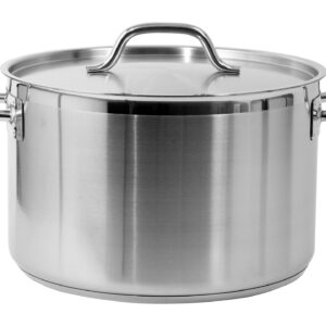 GARNEK ŚREDNI Z POKRYWKĄ ZE STALI NIERDZEWNEJ 32X20CM 16,1L – numer katalogowy: Gastro YG-00025