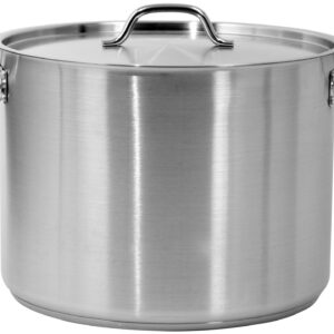 GARNEK ŚREDNI Z POKRYWKĄ ZE STALI NIERDZEWNEJ 40X30CM 37,7L – numer katalogowy: Gastro YG-00027