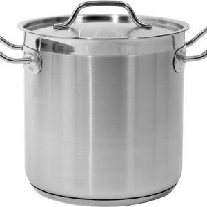 GARNEK WYSOKI Z POKRYWKĄ ZE STALI NIERDZEWNEJ 20X20CM 6,3L – numer katalogowy: Gastro YG-00002