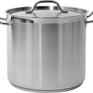 GARNEK WYSOKI Z POKRYWKĄ ZE STALI NIERDZEWNEJ 28X25CM 15,4L – numer katalogowy: Gastro YG-00004