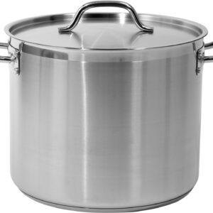 GARNEK WYSOKI Z POKRYWKĄ ZE STALI NIERDZEWNEJ 32X26CM 20,9L – numer katalogowy: Gastro YG-00005