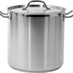 GARNEK WYSOKI Z POKRYWKĄ ZE STALI NIERDZEWNEJ 32X32CM 25,7L – numer katalogowy: Gastro YG-00006